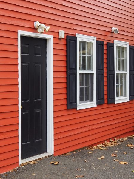 Red Vinyl Siding Installation in Park City