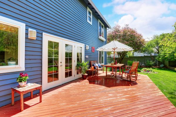 Blue Siding Installation in Park City